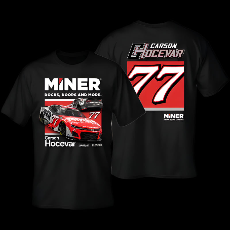 #77 Carson Hocevar Miner T-Shirt 2025