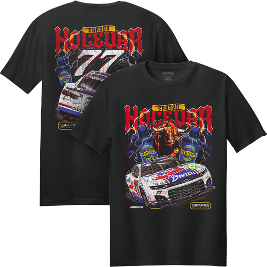#77 Carson Hocevar Chili's T-Shirt 2025 (Front and Back)