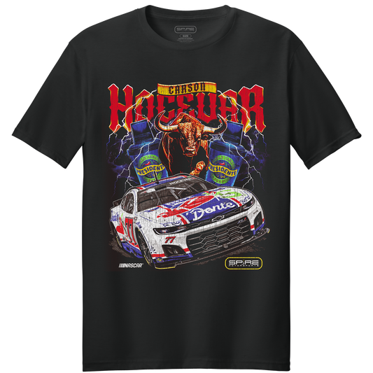 #77 Carson Hocevar Chili's T-Shirt 2025 (Front and Back)