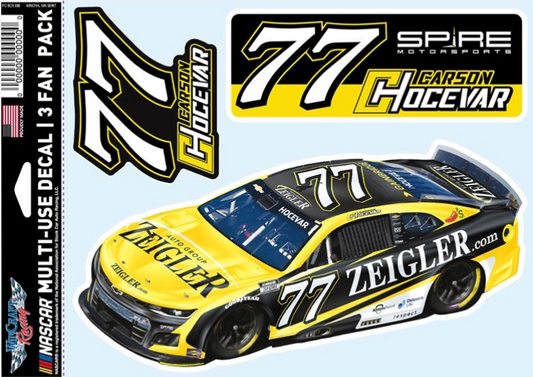 #77 Carson Hocevar Zeigler Decal Set