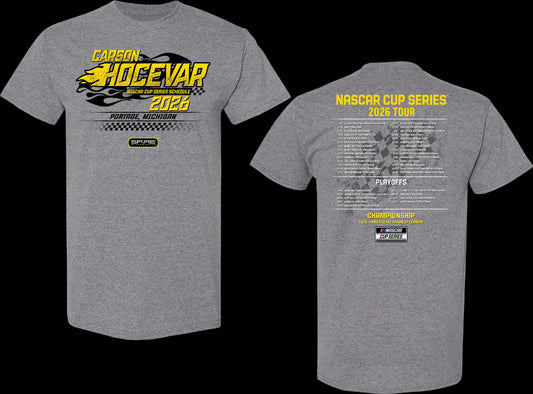 #77 Carson Hocevar 2026 Schedule T-Shirt