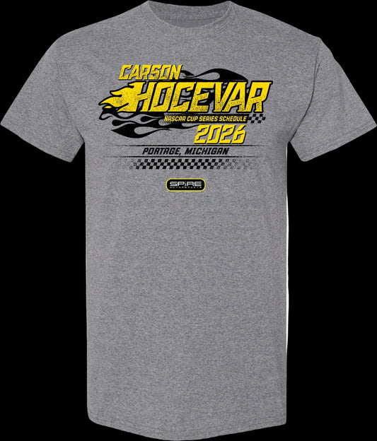 #77 Carson Hocevar 2026 Schedule T-Shirt