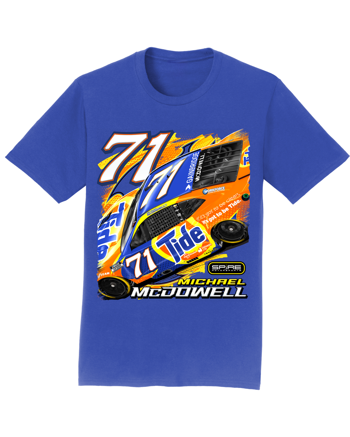 #71 Michael McDowell Tide T-Shirt 2025