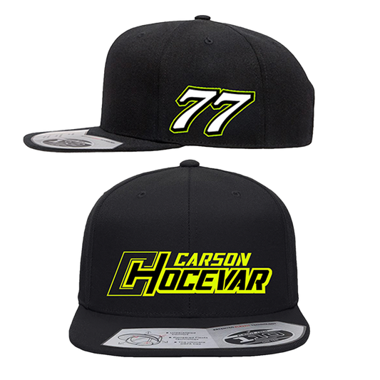 #77 Carson Hocevar Flat Bill Hat 2025